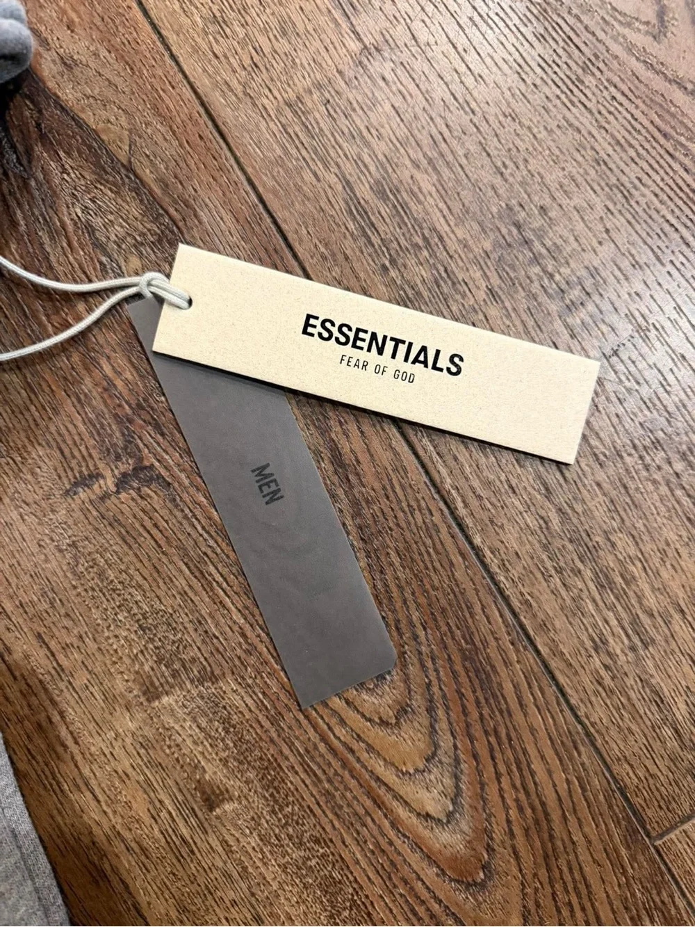 Fear of God ESSENTIALS Light Gray Hoodie Sweatshirt